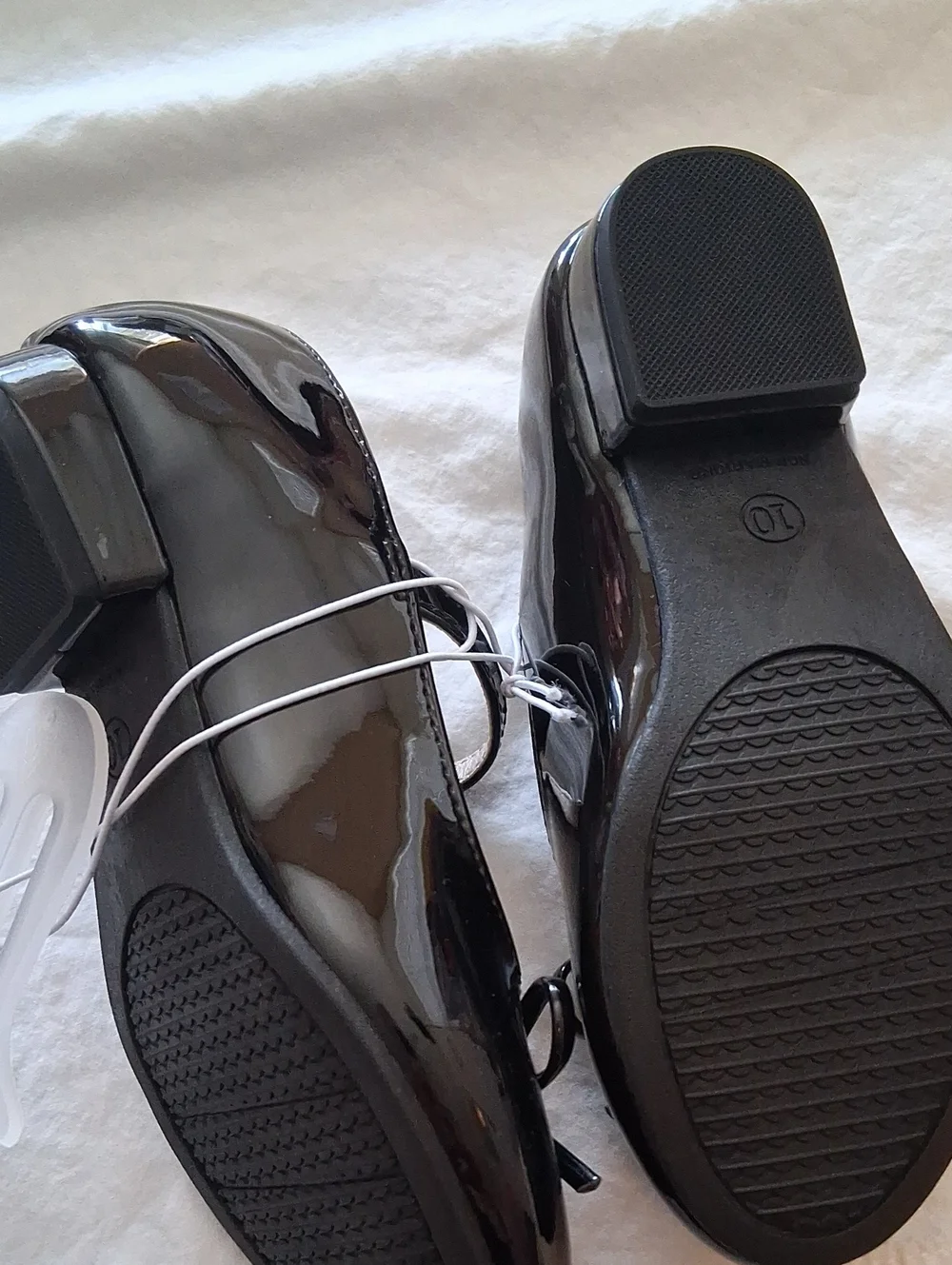 The Children's Place Black Patent Mary Jane Shoes with Bow